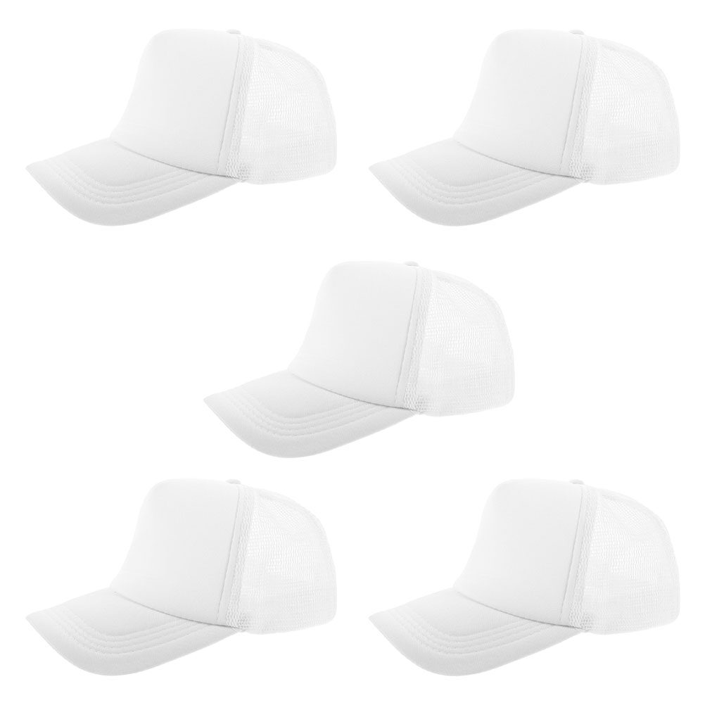 5Pcs Blank Mesh Baseball Hat f - Hat Sublimation Blank ulasan dan harga